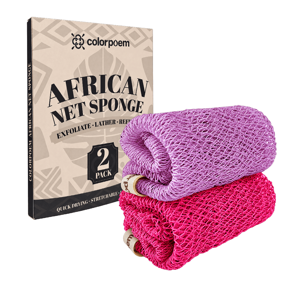 African Net Sponge, 2 Pack